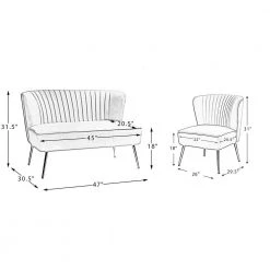 Carmita 3-Piece Orange Living Room Set by JAYDEN CREATION -JAYDEN CREATION Sales orange jayden creation living room sets sf0140 jm002 s2 oran 76 1000