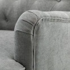 Leobarda Pewter Armchair with Nailhead Trim (Set of 2) by JAYDEN CREATION -JAYDEN CREATION Sales pewter jayden creation accent chairs chm0384 pewter s2 44 1000