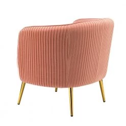 Sarpedon Pink Barrel Chair with Metal Legs (Set of 2) by JAYDEN CREATION 13 Sarpedon Pink Barrel Chair with Metal Legs (Set of 2) by JAYDEN CREATION -JAYDEN CREATION Sales pink jayden creation accent chairs chm0458 pink s2 c3 1000