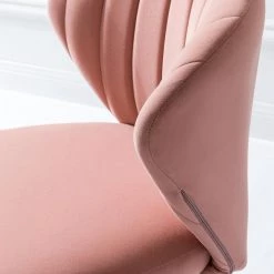 Luna Pink Gold Legs Side Chair by JAYDEN CREATION -JAYDEN CREATION Sales pink jayden creation accent chairs chm6125a pink 1f 1000