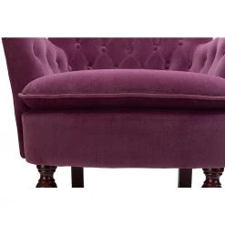 Isabella Purple Tufted Accent Chair by JAYDEN CREATION -JAYDEN CREATION Sales purple jayden creation accent chairs hm1126 purple 44 1000