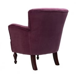 Isabella Purple Tufted Accent Chair by JAYDEN CREATION -JAYDEN CREATION Sales purple jayden creation accent chairs hm1126 purple c3 1000