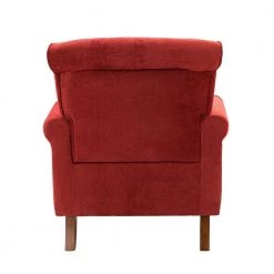 Aegina Red Armchair with Nailhead Trim (Set of 2) by JAYDEN CREATION -JAYDEN CREATION Sales red jayden creation accent chairs chm0528 red s2 66 1000