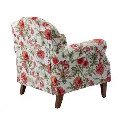 Gianluigi Red Armchair with Nailhead Trims by JAYDEN CREATION -JAYDEN CREATION Sales red jayden creation accent chairs chwh0578 red c3 1000