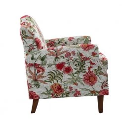 Gianluigi Red Armchair with Nailhead Trims by JAYDEN CREATION -JAYDEN CREATION Sales red jayden creation accent chairs chwh0578 red e1 1000