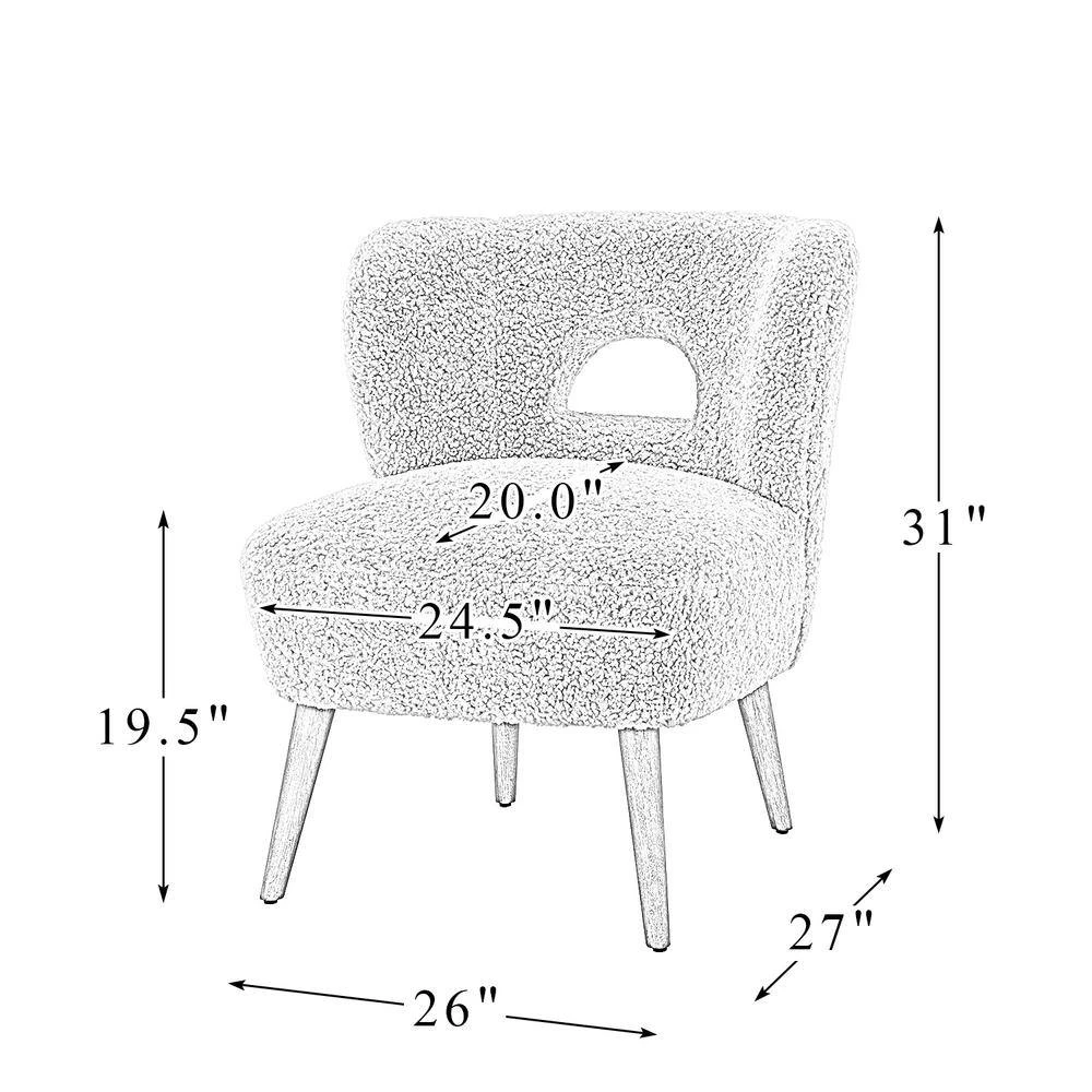 Hiberus Sage Side Chair with Solid Wood Legs by JAYDEN CREATION 9 Hiberus Sage Side Chair with Solid Wood Legs by JAYDEN CREATION - Image 9
