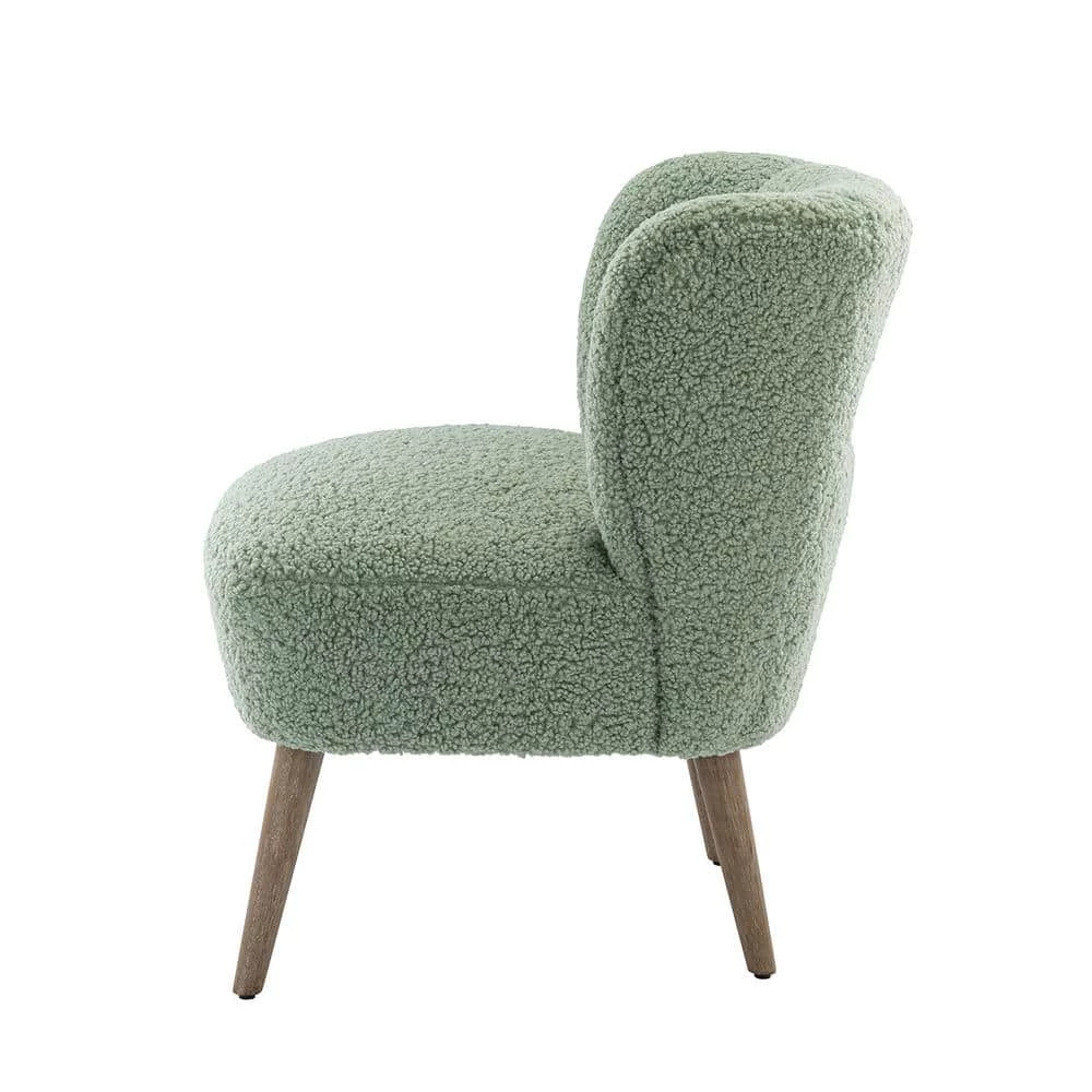 Hiberus Sage Side Chair with Solid Wood Legs by JAYDEN CREATION 2 Hiberus Sage Side Chair with Solid Wood Legs by JAYDEN CREATION - Image 2