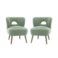 Hiberus Sage Side Chair with Solid Wood Legs (Set of 2) by JAYDEN CREATION