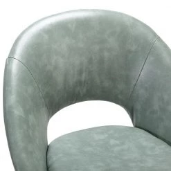 Marla Sage Dining Chair with Cross-Shaped Metal Base by JAYDEN CREATION -JAYDEN CREATION Sales sage jayden creation dining chairs dcm0306 sage 1f 1000