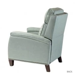 Florina Sage Upholstery Genuine Cigar Leather Recliner with Nailhead Trim (Set of 2) by JAYDEN CREATION -JAYDEN CREATION Sales sage jayden creation recliners rclb0172 sage s2 c3 1000