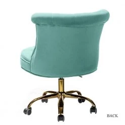 Figeac 100% polyester Sage Tufted Task Chair with Golden Base by JAYDEN CREATION -JAYDEN CREATION Sales sage jayden creation task chairs hofmsy0095 sage c3 1000