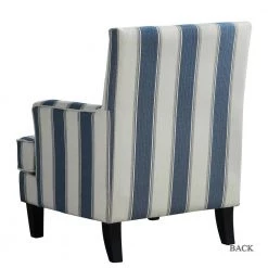 Filton Black Leg Stripe Comfy Arm Chair (Set of 2) by JAYDEN CREATION -JAYDEN CREATION Sales stripe jayden creation accent chairs chhy0034 stripe s2 c3 1000