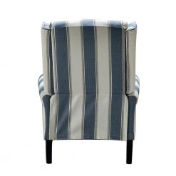 Bogazk Stripe Navy Manual Recliner with Rubber Wood Legs (Set of 2) by JAYDEN CREATION -JAYDEN CREATION Sales stripe navy jayden creation recliners hrchd0194 4 s2 66 1000