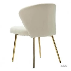 Milia Golden Legs Tan Tufted Dining Side Chair (Set of 2) by JAYDEN CREATION 13 Milia Golden Legs Tan Tufted Dining Side Chair (Set of 2) by JAYDEN CREATION -JAYDEN CREATION Sales tan jayden creation dining chairs chm0011 s2 tan c3 1000