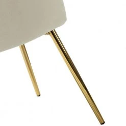 Milia Golden Legs Tan Tufted Dining Side Chair (Set of 2) by JAYDEN CREATION 17 Milia Golden Legs Tan Tufted Dining Side Chair (Set of 2) by JAYDEN CREATION -JAYDEN CREATION Sales tan jayden creation dining chairs chm0011 s2 tan fa 1000