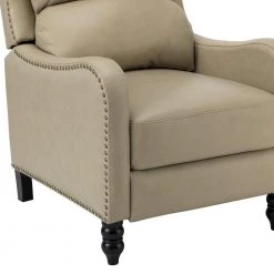 Charles Tan Genuine Leather Recliner with Solid Wood Legs by JAYDEN CREATION 15 Charles Tan Genuine Leather Recliner with Solid Wood Legs by JAYDEN CREATION -JAYDEN CREATION Sales tan jayden creation recliners rclb0633 tan 1f 1000