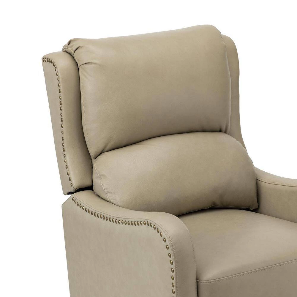 Charles Tan Genuine Leather Recliner with Solid Wood Legs by JAYDEN CREATION 7 Charles Tan Genuine Leather Recliner with Solid Wood Legs by JAYDEN CREATION - Image 7