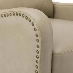 Charles Tan Genuine Leather Recliner with Solid Wood Legs by JAYDEN CREATION 14 Charles Tan Genuine Leather Recliner with Solid Wood Legs by JAYDEN CREATION -JAYDEN CREATION Sales tan jayden creation recliners rclb0633 tan 4f 1000