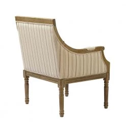 Agenor Taupe Armchair with Turned Leg (Set of 2) by JAYDEN CREATION -JAYDEN CREATION Sales taupe jayden creation accent chairs chyb0363 taupe s2 c3 1000