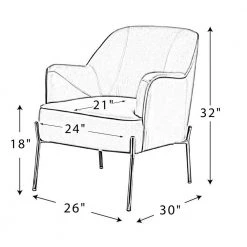 Nora Teal Gold Metal Leg Velvet Accent Chair by JAYDEN CREATION -JAYDEN CREATION Sales teal jayden creation accent chairs chm6154a teal 76 1000