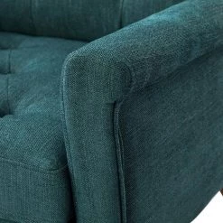Oechalia Teal Armchair with Button-tufted by JAYDEN CREATION -JAYDEN CREATION Sales teal jayden creation accent chairs chwh0526 teal 44 1000