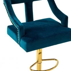 Napoli Swivel 39.5 in. Teal Adjustable Height Low Back Metal Bar Stool by JAYDEN CREATION 14 Napoli Swivel 39.5 in. Teal Adjustable Height Low Back Metal Bar Stool by JAYDEN CREATION -JAYDEN CREATION Sales teal jayden creation bar stools bsm0404 teal 4f 1000