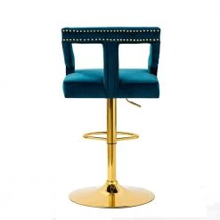 Napoli Swivel 39.5 in. Teal Adjustable Height Low Back Metal Bar Stool by JAYDEN CREATION 12 Napoli Swivel 39.5 in. Teal Adjustable Height Low Back Metal Bar Stool by JAYDEN CREATION -JAYDEN CREATION Sales teal jayden creation bar stools bsm0404 teal 66 1000