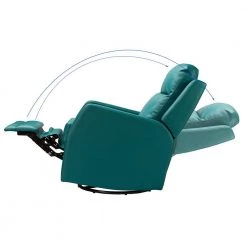 Coral Teal Swivel Recliner by JAYDEN CREATION -JAYDEN CREATION Sales teal jayden creation recliners knm546 teal fa 1000