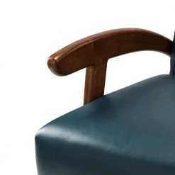 Eileithyia Turquoise ArmChair with Solid Wood Legs by JAYDEN CREATION -JAYDEN CREATION Sales turquoise jayden creation accent chairs chaf0460 turquoise 44 1000