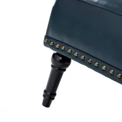 Venere Turquoise Armchair with Turned Legs by JAYDEN CREATION -JAYDEN CREATION Sales turquoise jayden creation accent chairs chm0435 turquoise fa 1000