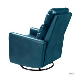 Quincy Turquoise Swivel Chair with Metal Base by JAYDEN CREATION -JAYDEN CREATION Sales turquoise jayden creation recliners knm595 turquoise c3 1000