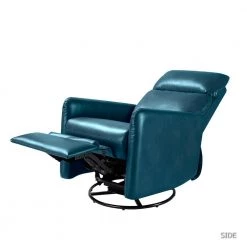 Quincy Turquoise Swivel Chair with Metal Base by JAYDEN CREATION -JAYDEN CREATION Sales turquoise jayden creation recliners knm595 turquoise fa 1000