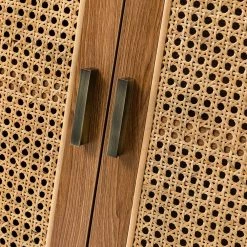 Salayar Walnut 2-Door Accent Cabinet with Rattan by JAYDEN CREATION -JAYDEN CREATION Sales walnut jayden creation accent cabinets hscls00377 walnut 4f 1000