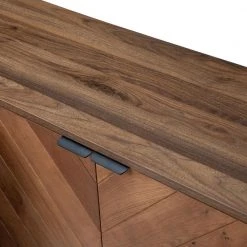 Tahun Walnut 55 in.Wide 4 Door Sideboard with Metal Legs by JAYDEN CREATION -JAYDEN CREATION Sales walnut jayden creation sideboards buffet tables scbsd0548 walnut 44 1000