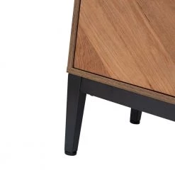 Tahun Walnut 55 in.Wide 4 Door Sideboard with Metal Legs by JAYDEN CREATION -JAYDEN CREATION Sales walnut jayden creation sideboards buffet tables scbsd0548 walnut fa 1000