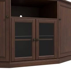 Perrhaebia Walnut TV Stand for TVs up to 65 in. with Shelf by JAYDEN CREATION 17 Perrhaebia Walnut TV Stand for TVs up to 65 in. with Shelf by JAYDEN CREATION -JAYDEN CREATION Sales walnut jayden creation tv stands tvsyj0524 walnut fa 1000