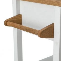 Cecropidae 35 in. Wide White Rolling Kitchen Cart with Doors by JAYDEN CREATION -JAYDEN CREATION Sales white jayden creation bar carts kcbsd0504 white 4f 1000