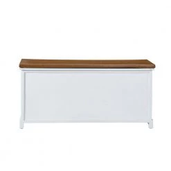 Barasimla White 42 in. W x 15.3 in. D x 20.2 in. H Upholstered Cubby Storage Bench with Woven Baskets by JAYDEN CREATION -JAYDEN CREATION Sales white jayden creation bedroom benches becl0359 white 66 1000