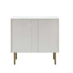 Datang 30 in. Tall 3-Drawer White Bachelor’s Chest with Metal Legs by JAYDEN CREATION -JAYDEN CREATION Sales white jayden creation chest of drawers scbsd0550 white 66 1000