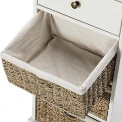 Rana 15.7 in. W x 13 in. D x 31.8 in. H 4- Drawer White Accent Chest with Bracket Legs by JAYDEN CREATION -JAYDEN CREATION Sales white jayden creation chest of drawers sccl0360 white 77 1000