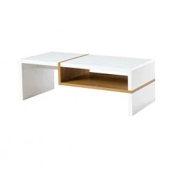 Blackwater White Coffee Table for Living Room by JAYDEN CREATION