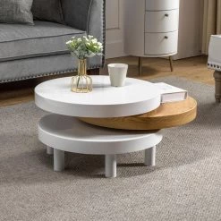 Horatius Extendable Solid White Coffee Table with Metal Legs by JAYDEN CREATION -JAYDEN CREATION Sales white jayden creation coffee tables ctbsd0447 white 31 1000