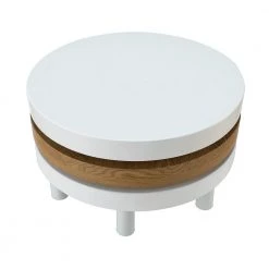 Horatius Extendable Solid White Coffee Table with Metal Legs by JAYDEN CREATION -JAYDEN CREATION Sales white jayden creation coffee tables ctbsd0447 white 4f 1000