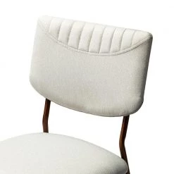 Sango White Upholstery Dining Chair with Transfer Print (Set of 4) by JAYDEN CREATION -JAYDEN CREATION Sales white jayden creation dining chairs hchhlq109 white s4 1f 1000