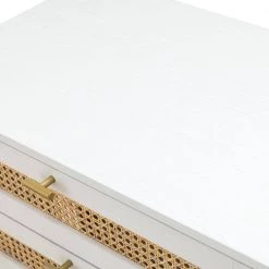 Datang White 6-Drawer 54 in. W Double Dresser with Metal Legs by JAYDEN CREATION -JAYDEN CREATION Sales white jayden creation dressers scbsd0551 white 44 1000