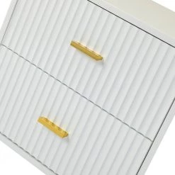 Orena 19.7 in. W x 15.7 in. D x 25.2 in. H 2-Drawer White Nightstand by JAYDEN CREATION -JAYDEN CREATION Sales white jayden creation nightstands nsbsd0390 white 44 1000