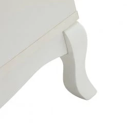 Petra 3-Drawer White 22 in. W x 1 in. D x 28 in. H Nightstand with Retro Cabriole Legs and Drop Handles (Set of 2) by JAYDEN CREATION -JAYDEN CREATION Sales white jayden creation nightstands nsls0372 white s2 fa 1000