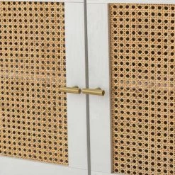 Datang 54 in. White Wide Sideboard with Metal Legs by JAYDEN CREATION -JAYDEN CREATION Sales white jayden creation sideboards buffet tables sbbsd0552 white 1f 1000