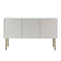 Datang 54 in. White Wide Sideboard with Metal Legs by JAYDEN CREATION -JAYDEN CREATION Sales white jayden creation sideboards buffet tables sbbsd0552 white 66 1000