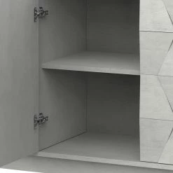 Kamis 60 in. W White Sideboard with Solid Wood Legs by JAYDEN CREATION -JAYDEN CREATION Sales white jayden creation sideboards buffet tables sbhm0574 white 1f 1000